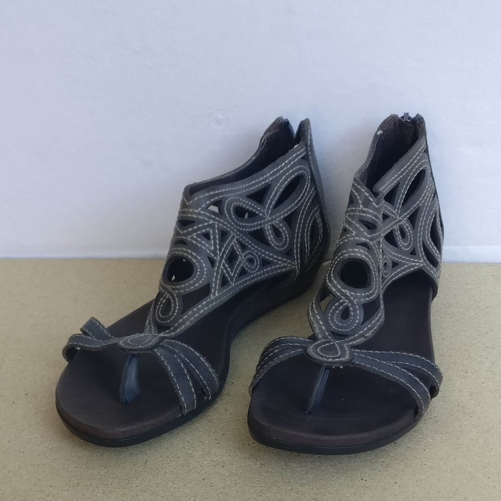 Leather Sandal Pikolinos 100% LEATHER Peasant Comfort Barefoot boho sandal 36